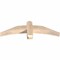 Ekena Millwork Bellingham Smooth Timber Gable Bracket, Douglas Fir, 36"W x 10"H x 3 1/2"D x 3 1/2"F, 7/12 Pitch GBW036X10X0404BEL00SDF - alternate 5